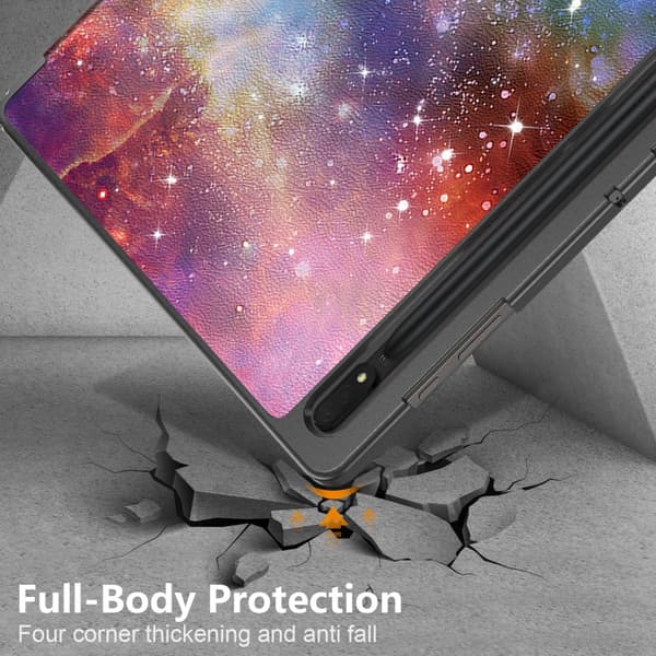 Samsung Galaxy Tab S9 Ultra Fodral Tri-fold Stjärnhimmel