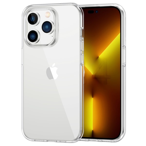 Iskunkestävä TPU-suoja iPhone 14 Pro läpinäkyvä