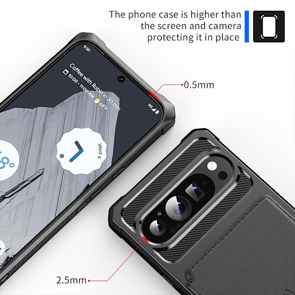 Multi-Slot Case Google Pixel 9 Pro XL Svart