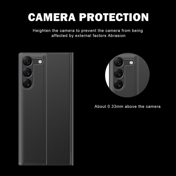 Samsung Galaxy S24 -kotelo näytöllä, vaaleanpunainen
