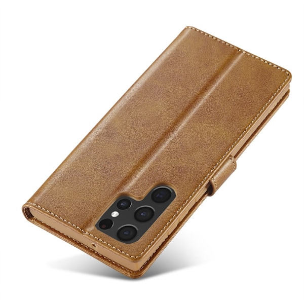 LC.IMEEKE Lompakkokotelo Samsung Galaxy S25 Ultra Cognac