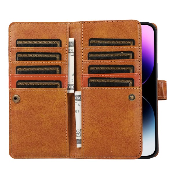 Plånboksfodral Multi-Slot iPhone 15 Pro Max Cognac
