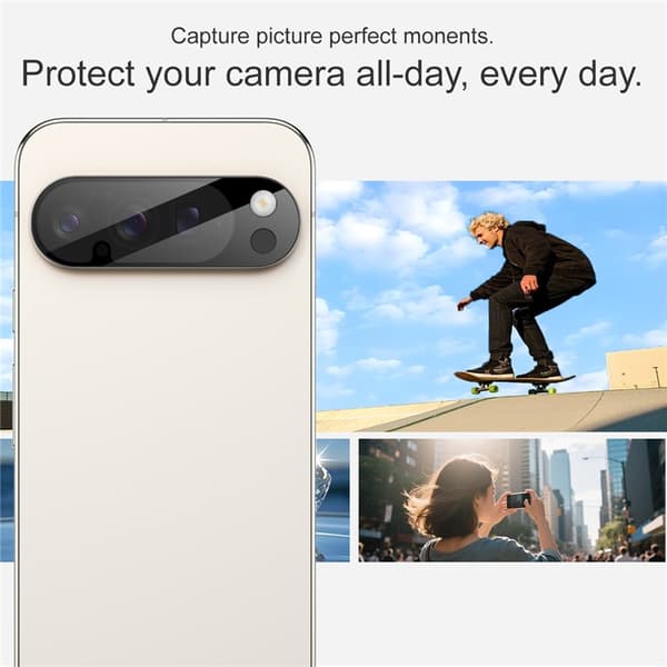 Imak Hærdet Glas Linsebeskyttelse Google Pixel 10 Pro XL Sort