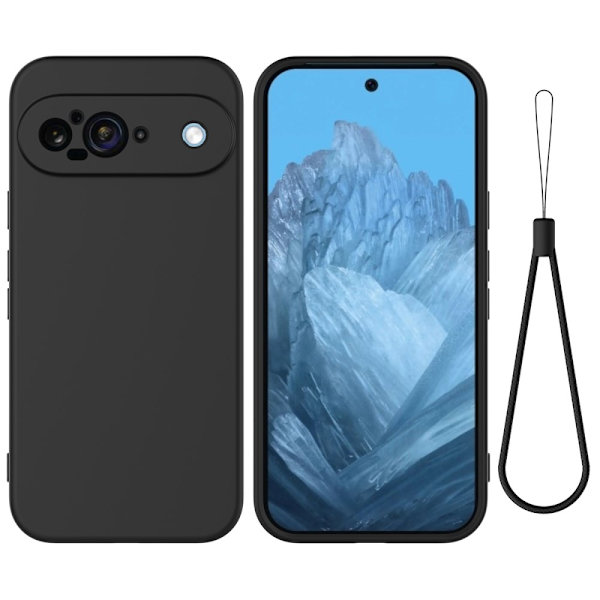 Silikonskal Google Pixel 9 Svart