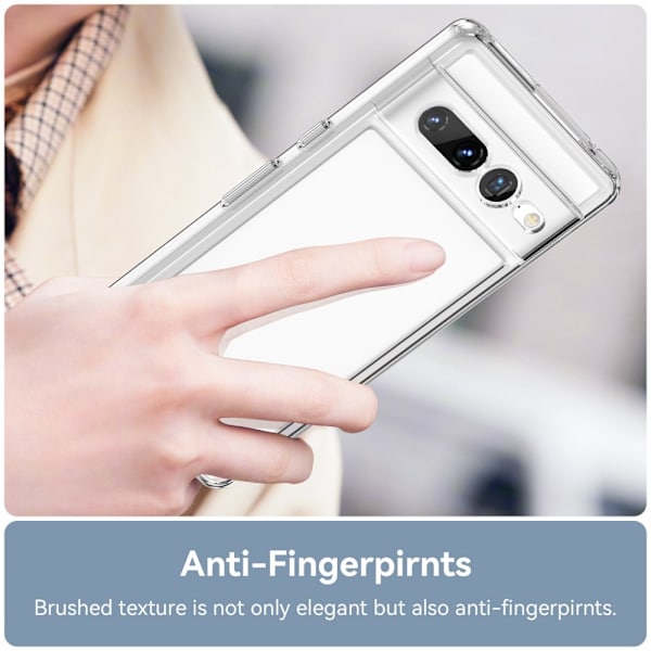 Hybrid Edge Case Google Pixel 7 Pro Transparent