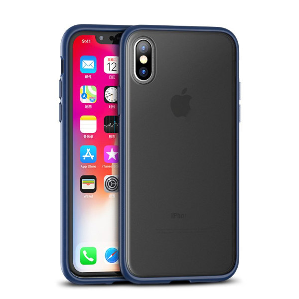 iPaky Cucoloris TPU-kuori iPhone XS Max - Sininen