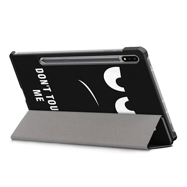 Samsung Galaxy Tab S7 Plus/S8 Plus -kotelo Tri-fold Don't Touch M