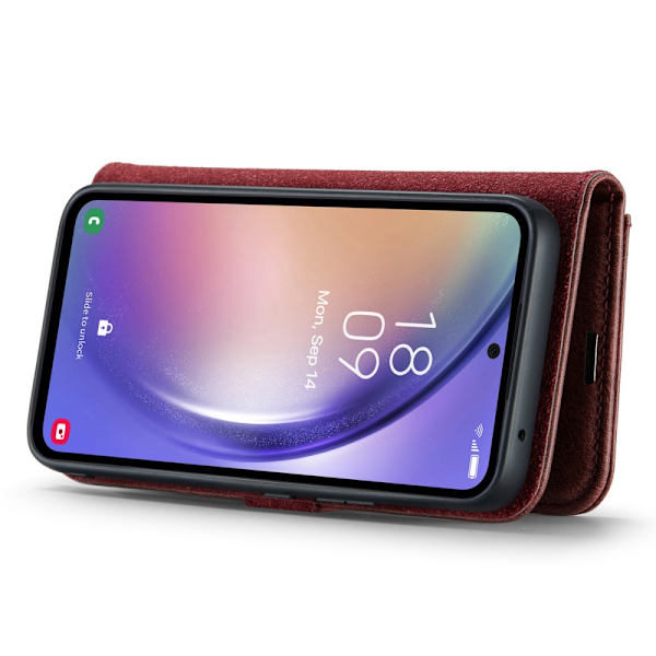 DG.MING 2-in-1 Magnet Wallet Samsung Galaxy A54 Red