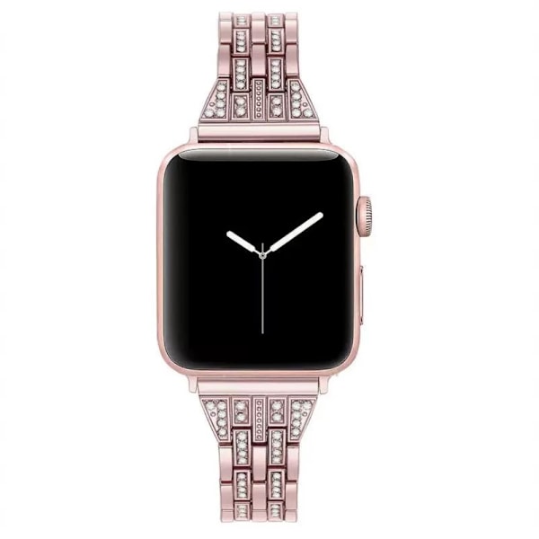 Slank Bling Armbånd Apple Watch Series 10 42mm Rosa