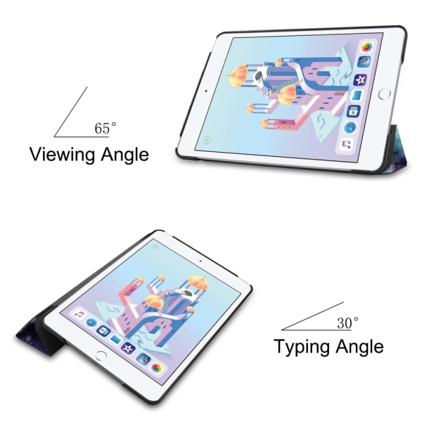 iPad Mini 5th Gen (2019) Fodral Tri-fold Stjärnhimmel