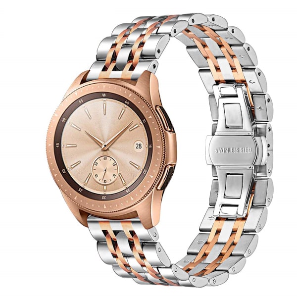 Metalliranneke Samsung Galaxy Watch 42mm Rosé Kulta/Hopea