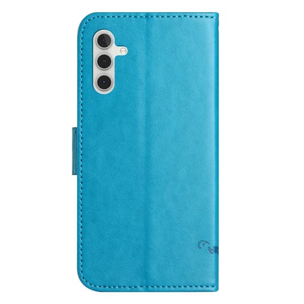 Läderfodral Fjärilar Samsung Galaxy A26 Blå
