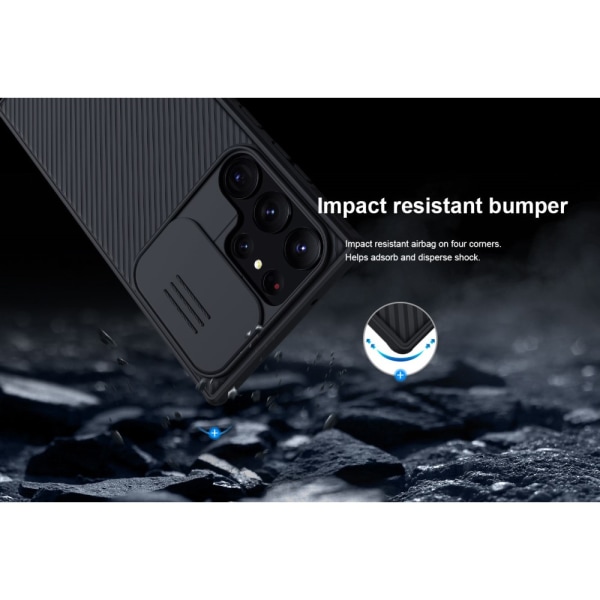 Nillkin CamShield Skal Samsung Galaxy S23 Ultra Sort