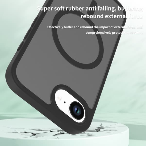 Magnetic MagSafe Skal iPhone 16e Matt Svart