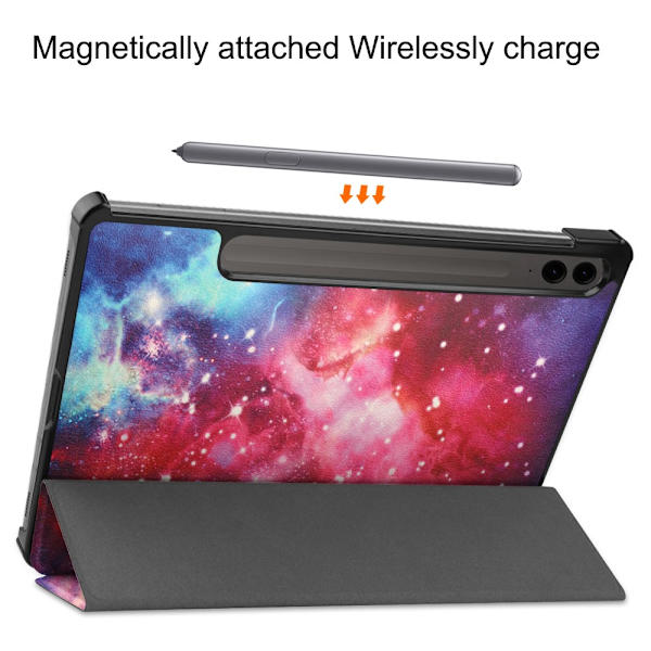 Samsung Galaxy Tab S9 FE Plus Etui Tri-fold Stjernehimmel