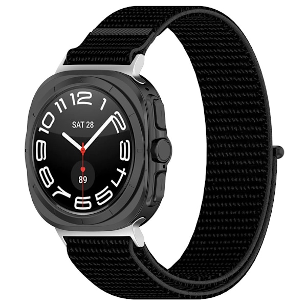 Nylonarmband Samsung Galaxy Watch Ultra 47mm Svart