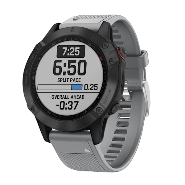 Silikonarmbånd Garmin Fenix 6 Grå
