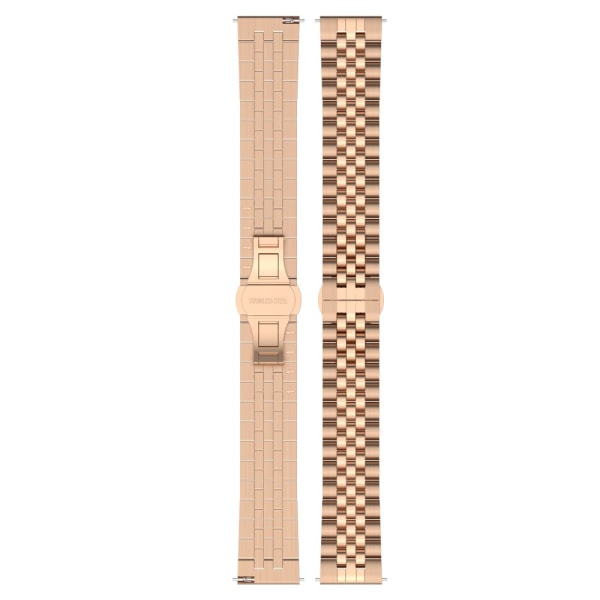Fitbit Charge 6 Butterfly Spænde Metal Rem i Rosaguld