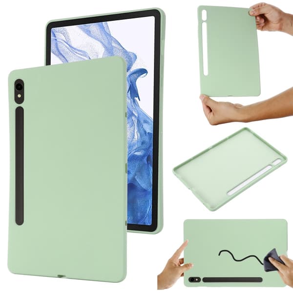 Silikoni kuori Samsung Galaxy Tab S9 Vihreä