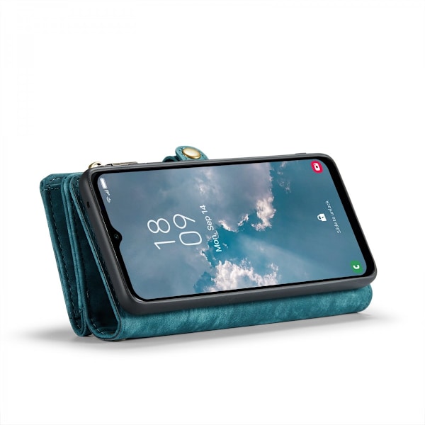 CaseMe Multi-Slot 2 i 1 Pungetui Galaxy A14 Blå