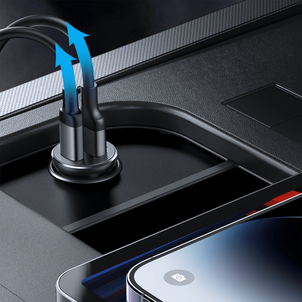 Joyroom Mini Dual Port Billader USB-C PD 30W Sort