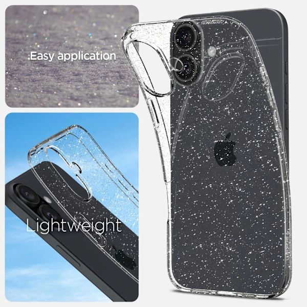 Spigen iPhone 16 Case Liquid Crystal Glitter Crystal