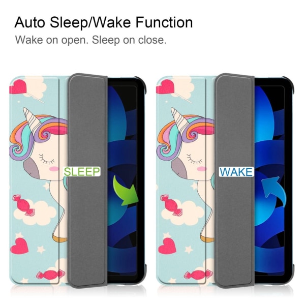 iPad 10.9 2022 (10. generation) Etui Tri-fold Unicorn
