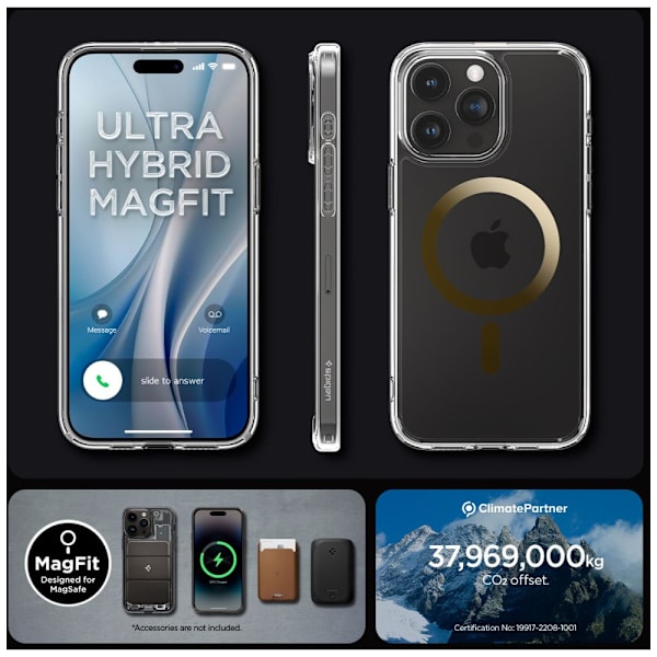 Spigen Ultra Hybrid MagSafe Cover iPhone 15 Pro Max Guld