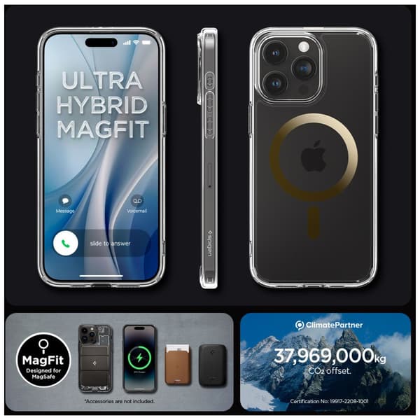 Spigen Ultra Hybrid MagSafe Skal iPhone 15 Pro Max Guld