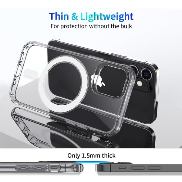 Magsafe-kuori iPhone 12 Pro Max Transparent