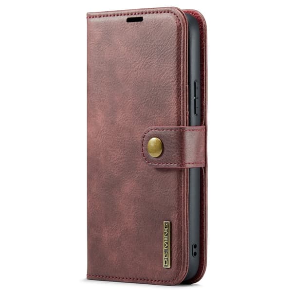 DG.MING 2-i-1 Magnetiskt Plånboksfodral Samsung Galaxy A54 Röd
