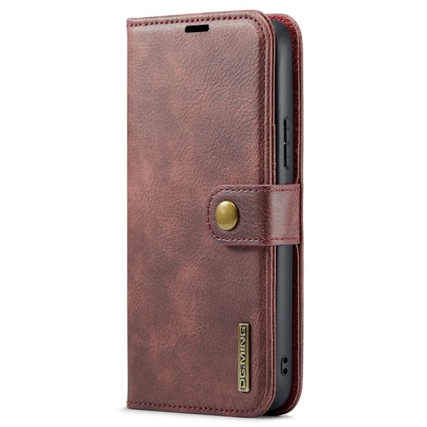 DG.MING 2-in-1 Magnet Plånbok Samsung Galaxy A54 Röd