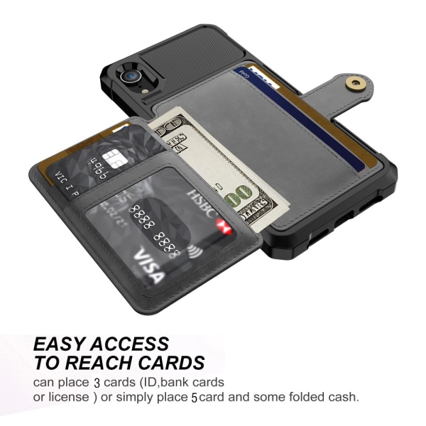 Multi-Slot Skal iPhone XR Sort