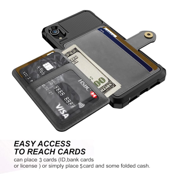 Multi-Slot Skal iPhone XR Svart