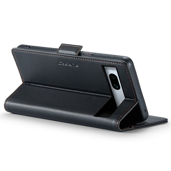 CaseMe Slim Plånboksfodral RFID-skydd Google Pixel 7a Svart
