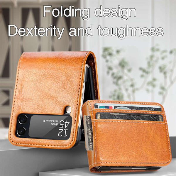 Mobilcover Samsung Galaxy Z Flip 4 Cognac