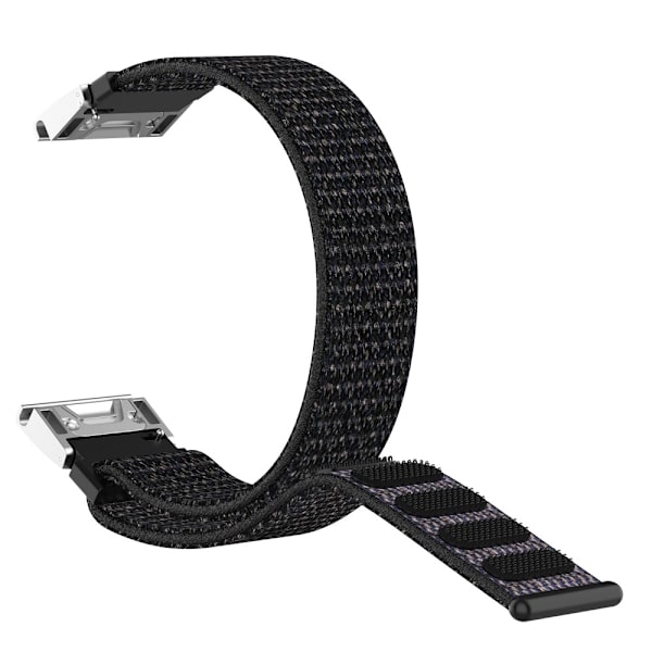Nylonrem Garmin Fenix 5/5 Plus/6/6 Pro Sort