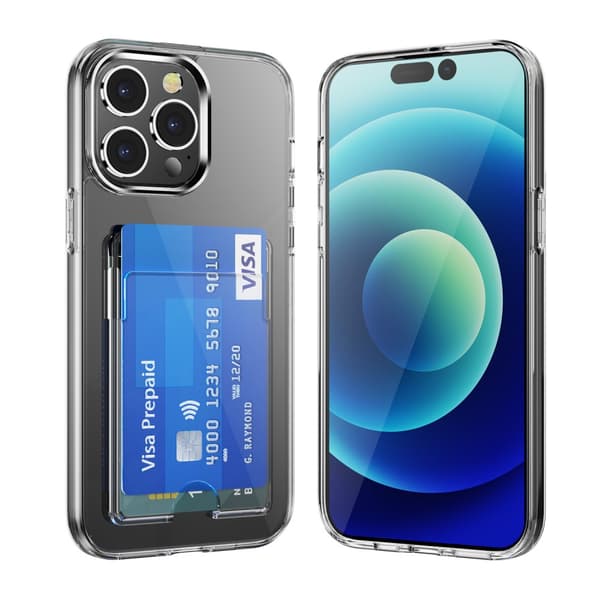 Skal Kortfack iPhone 15 Pro Transparent
