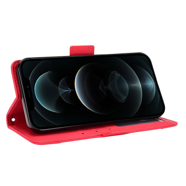 Multi Slot Pung Etui iPhone 13 Pro Rød