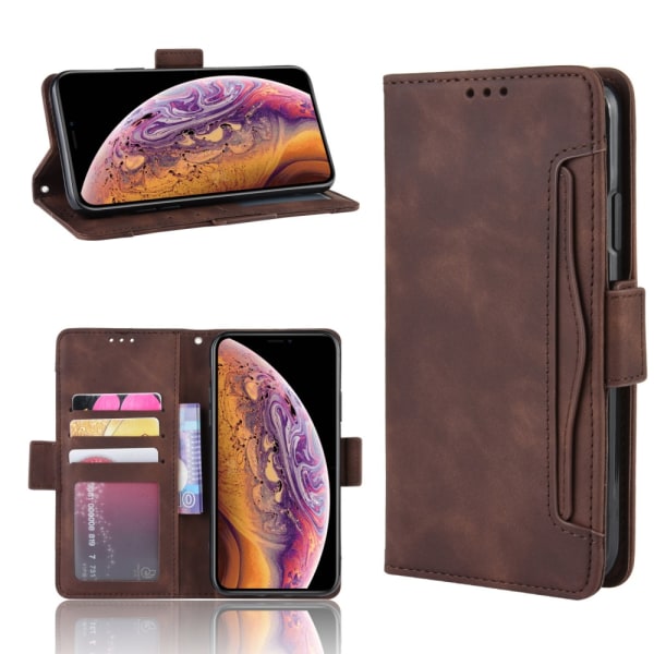 Multi Slot Wallet Case iPhone 11 Pro Brown