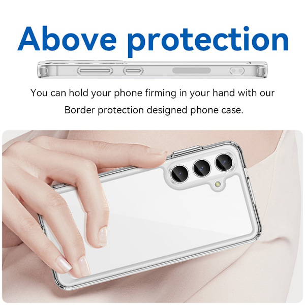 Hybrid Edge Case Samsung Galaxy S24 Transparent