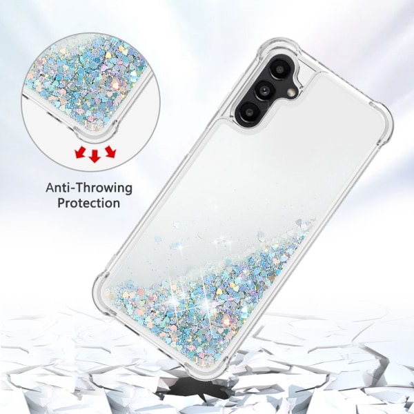 Glitter Bling TPU Cover Samsung Galaxy A14 Sølv