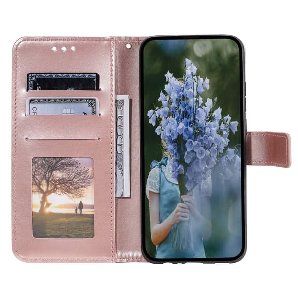Läderfodral Mandala Samsung Galaxy A26 Roséguld