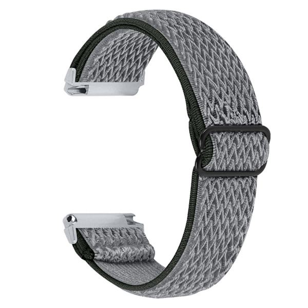 Flettet nylonarmbånd Fitbit Versa/Versa 2 Grå