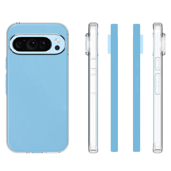 Skal til Google Pixel 9 TPU Transparent