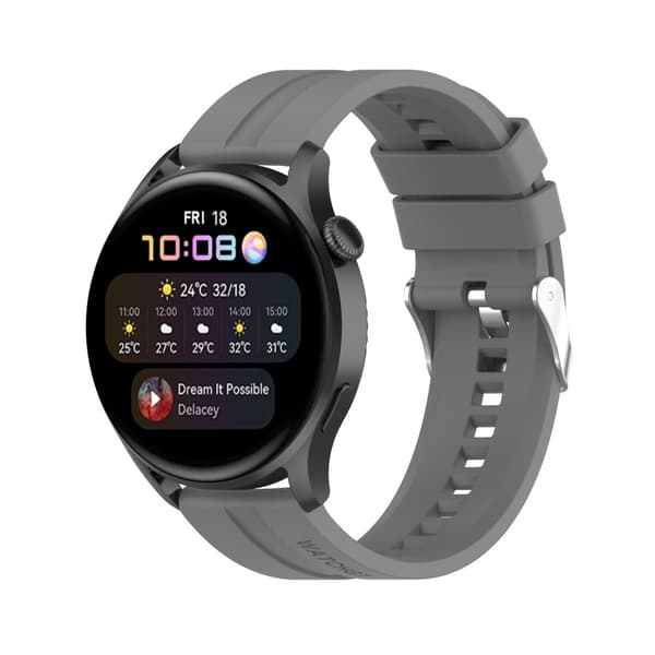 Silikonerem Huawei Watch 3/3 Pro Grå