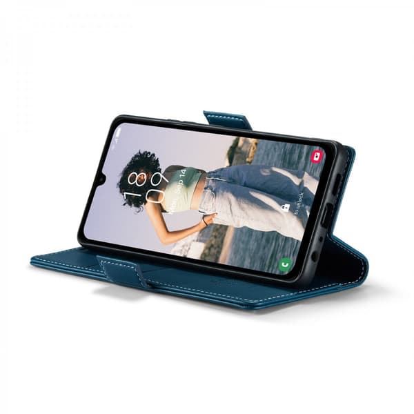 CaseMe Slim Pungetui RFID-beskyttelse Samsung Galaxy A15 Blå