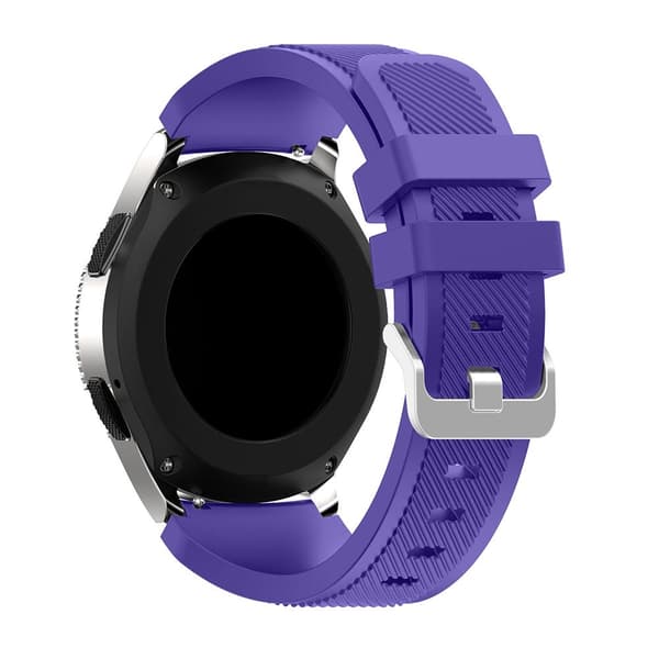 Silikonearmbånd Samsung Galaxy Watch 46mm Lilla