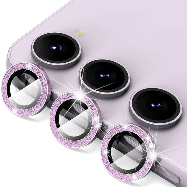 Hattu Prince Glitter Linssinsuoja Samsung Galaxy S24 Purple