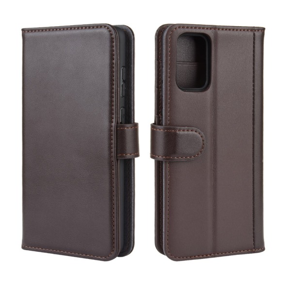 Ægte læder etui Samsung Galaxy S20 Brun